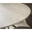 Table ronde 120 cm - plateau en Travertin
