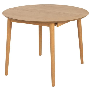 Table ronde extensible bois Chêne