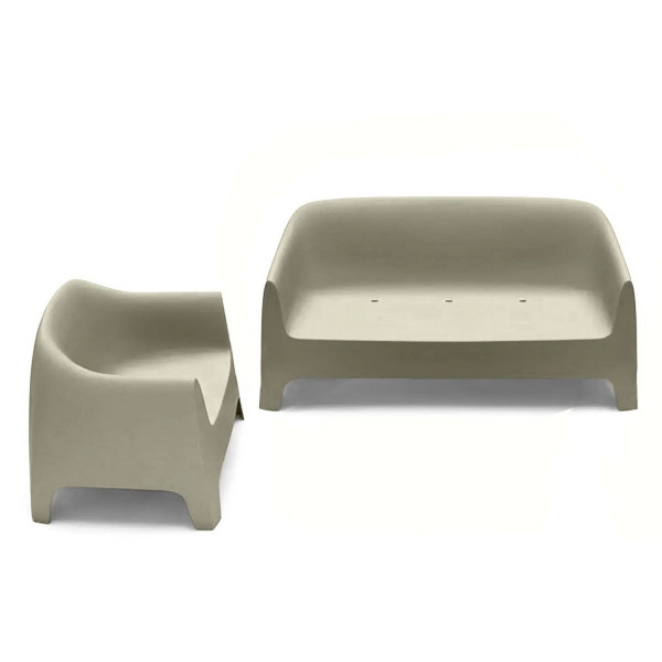 SET : canapé et fauteuil Solid Vondom SET : canapé et fauteuil Solid Vondom