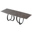 Mesa de comedor extensible de cerámica CERAMICA, de 160 a 240 cm