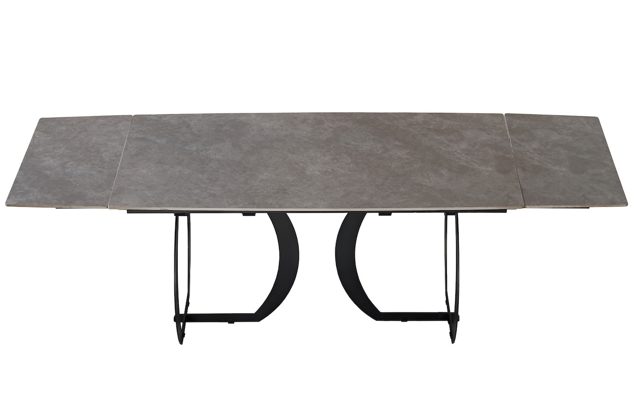 Table à manger Ceramica avec rallonges intégrées