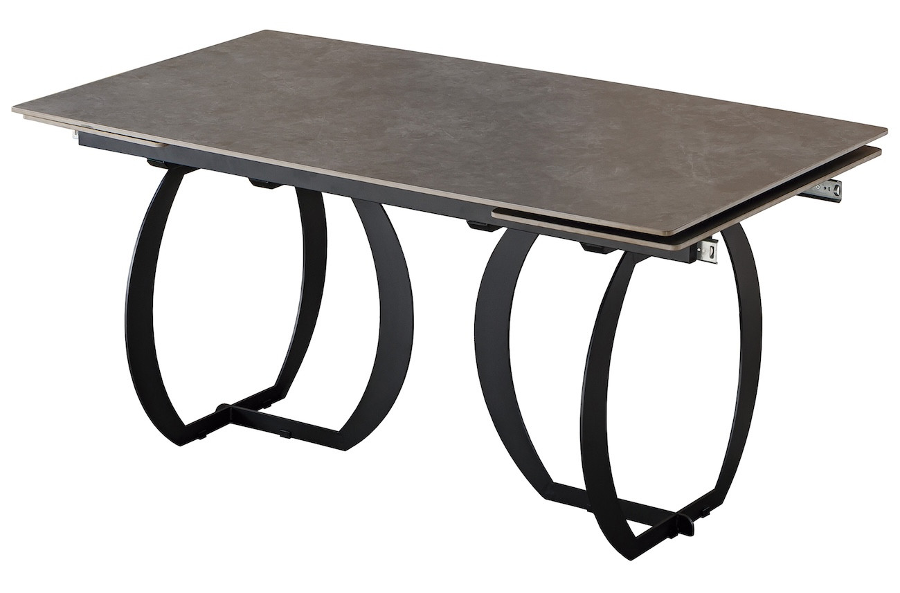 Table extensible Ceramica 160 cm en configuration fermée