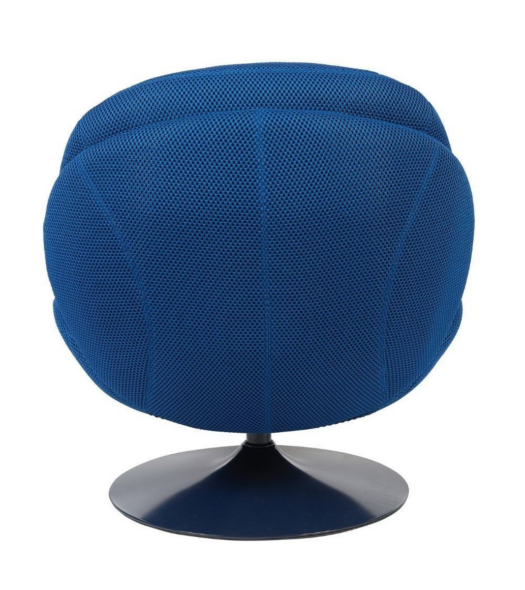 Fauteuil Memento Hive en tissu bleu électrique