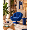 Memento Armchair in Blue Fabric