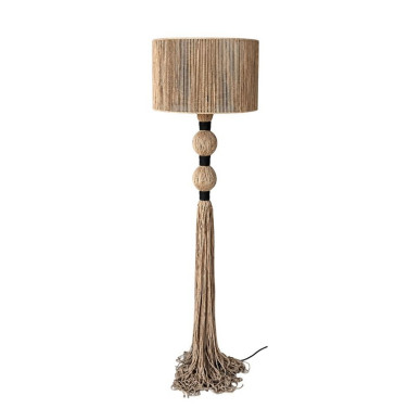 Hängeleuchte „Pendeloques“ aus Jute – Boho-Stil