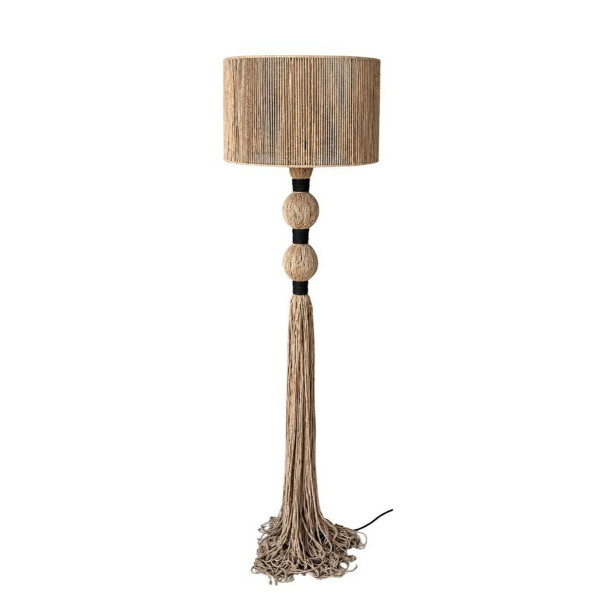 Lampada da terra Pendeloques in juta – Stile bohémien