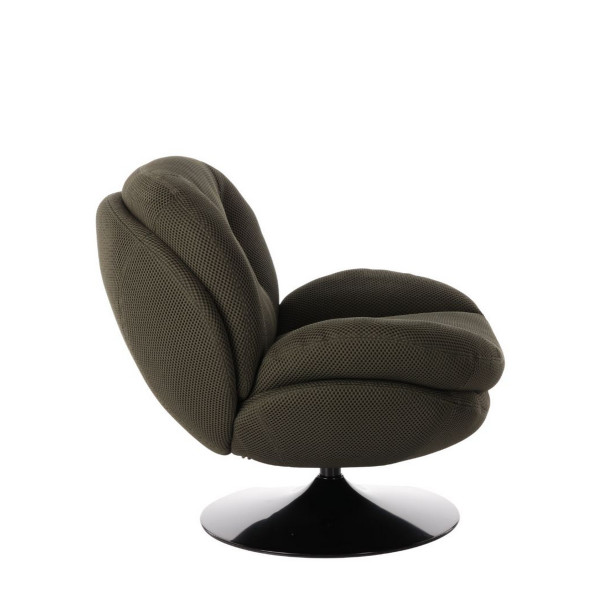 Memento Armchair in Dark Orange Fabric