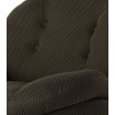 Fauteuil Mémento en tissu kaki