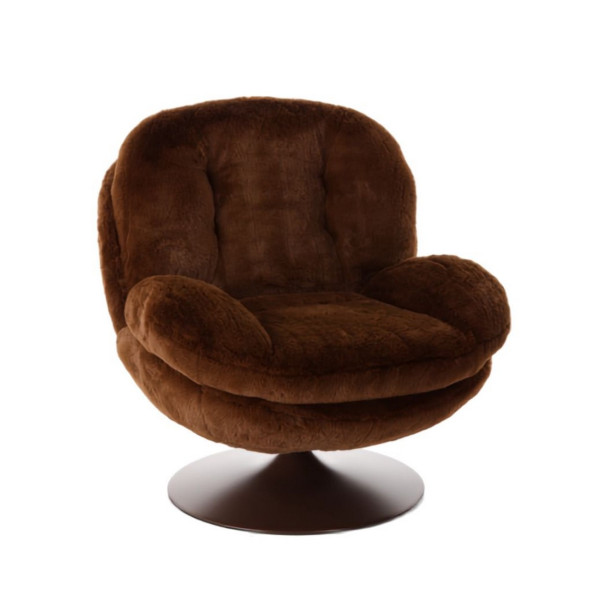Fauteuil Memento aspect fourrure