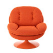 Fauteuil Memento Hive orange de face