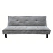 Canapé convertible en velours gris