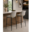 2 Light Gray MGM Bar Chairs, 75 cm