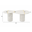 Table basse Saki dimensions