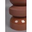 Taburete Apollo de metal en color terracota | Dutchbone