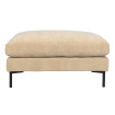 Pouf en tissu sable chez Zuiver