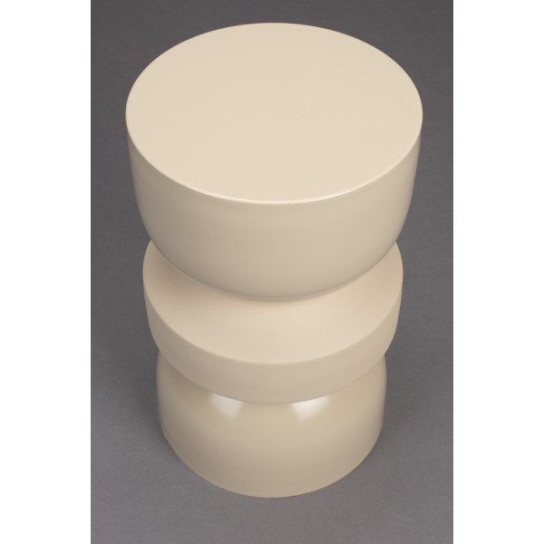Apollo Beige Metal Stool | Mathi Design