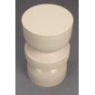 Taburete Apollo beige de metal | Mathi Design