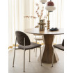 Table ronde Lotus Zuiver – Table à manger design aspect bois