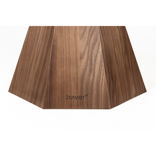 Mesa redonda Lotus Zuiver – Mesa de comedor con aspecto de madera