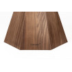 Lotus Zuiver Round Table – Dining Table with a Wood-Look Finish