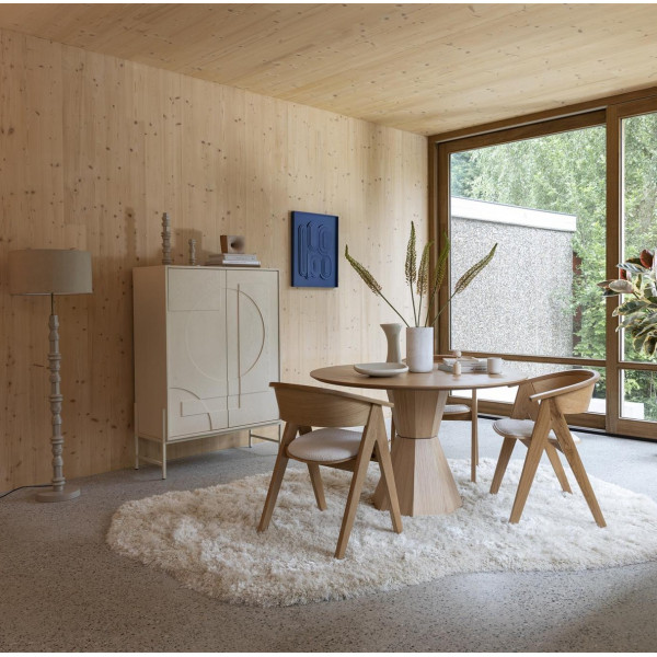 Table de repas ronde Lotus chez Zuiver