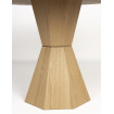 Table de repas ronde Lotus - pied en sablier