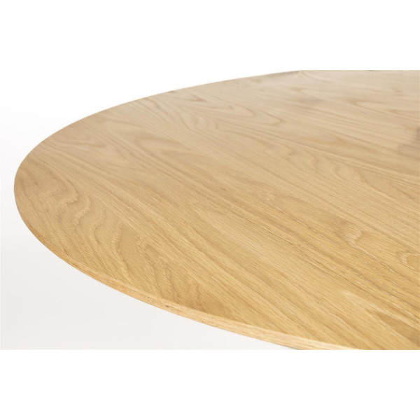 Tavola rotonda Lotus Zuiver – Tavolo da pranzo con effetto legno