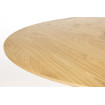 Mesa redonda Lotus Zuiver – Mesa de comedor con aspecto de madera