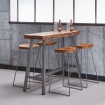 Tabouret bar design acacia