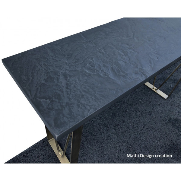 Slate console table